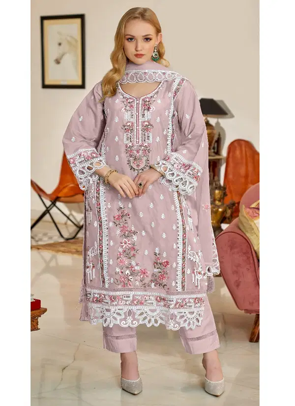 C1891 Rosemeen By Fepic Organza  Embroidery Pakistani Suits Orders In India